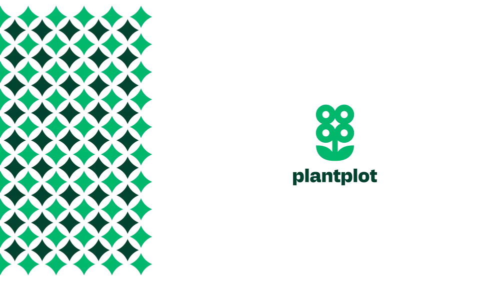 Four-point diamond tessellation pattern