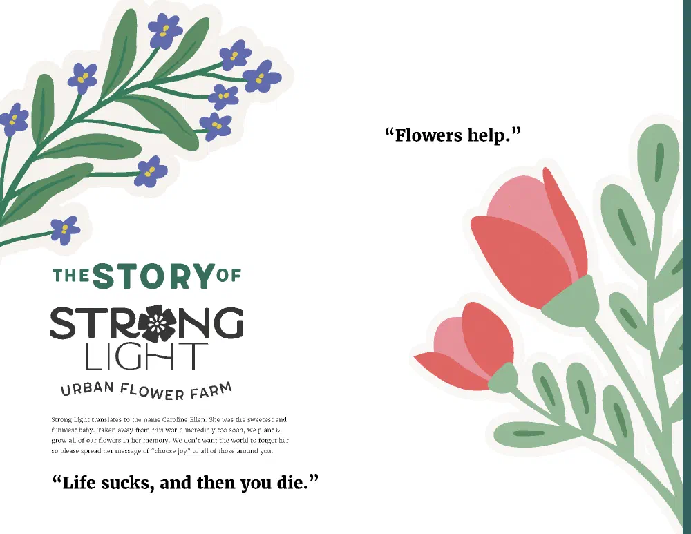 The story of Strong Light, in memory of Caroline Ellen